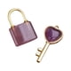 thumbnail image 3 of Juego De Colgante De Collar Con Llave De Pareja, Llave En Forma De Corazón Para Viajes En La Calle, Cumplea?os, Color Morado, 3 of 5