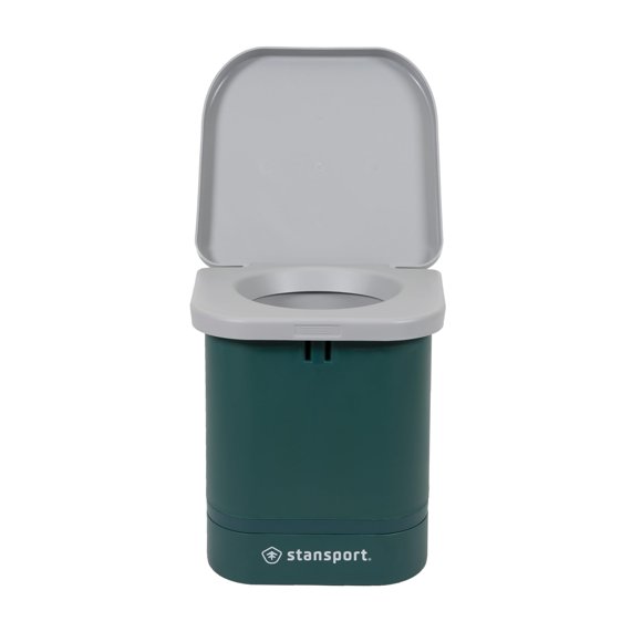 Inodoro portátil para campamento Stansport Easy-Go de 14 litros con bolsa desechable