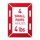 thumbnail image 3 of Tiras para colgar cuadros Command, pequeñas, de 2,27 kg, 36 pares, blancas, 3 of 9