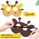 thumbnail image 3 of Máscaras de fieltro Party Favors CiyVolyeen Safari Jungle Animal (12 unidades), 3 of 6