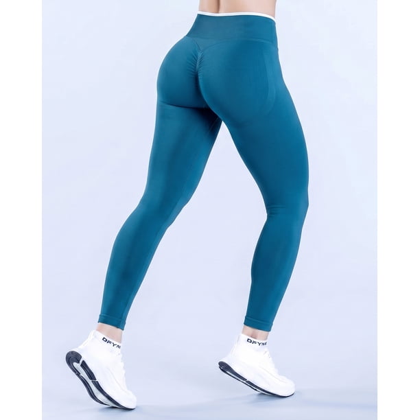 Leggins Training Mujer Bicolor Pretina Alta Estilo Moderno - YJ347