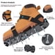 thumbnail image 2 of Zapatos con puntas de piso epoxi Zapatos con puntas cortas de 1,1" totalmente montados para el piso de garaje Epoxy, superposiciones, instalación de la cubierta, 1 par (negro), 2 of 3