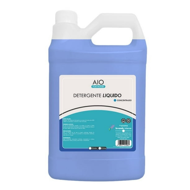 Detergente Líquido Concentrado 1 Galón Aio Ultra Wash Lavanda