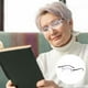 thumbnail image 2 of Lentes de zoom inteligentes anti luz azul para uso cercano y lejano, gafas de lectura con doble luz, 2 of 5