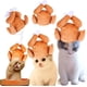 thumbnail image 5 of Paquete de 2 sombreros de pavo de Acción de Gracias para disfraz de gato, Halloween, perro pequeño, gatito, sombrero de baqueta para accesorios de cosplay y regalos de fiesta, 5 of 7