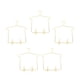thumbnail image 4 of Percha Para Ropa De Muñecas BJD 5x 1/3 Con Clips Para Pantalones, Perchero Dorado Para Ropa De Casa De Muñecas, 4 of 5