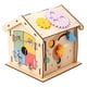 thumbnail image 5 of Montessori Busy Board Casa De Madera Juguete Educación Temprana Para Regalo De Vacaciones Niños, 5 of 5