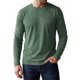 thumbnail image 1 of INSPIRE CHIC Camiseta Casual para Hombre Cuello Redondo Manga Larga Camiseta Básica Suave M Verde Oliva, 1 of 6