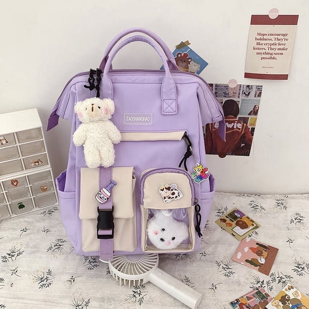 Upgrade Your Style with Our Classic Casual Backpack - Perfect for Travel, School and Daily Use with Accessories Included