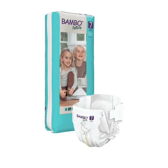 Pañal Bambo Nature Eco Friendly 7 Talla 3xl - +18kg - 40unid