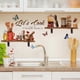 thumbnail image 5 of 2 pegatinas de pared para cocina, diseño de reglas de cocina, vinilo extraíble para decoración de cocina, comedor, repostería, restaurante y hogar., 5 of 6