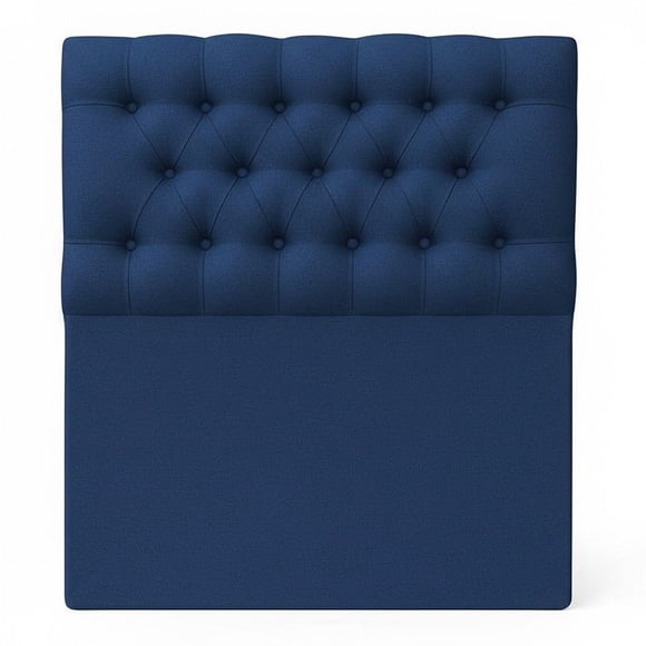Respaldo Capitone Color Azul 1 5 Plaza Premium