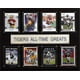 thumbnail image 1 of Placa C&I Collectables NCAA Football LSU Tigers All-Time Greats, 1 of 1
