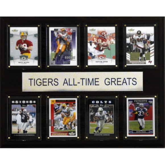 Placa C&I Collectables NCAA Football LSU Tigers All-Time Greats