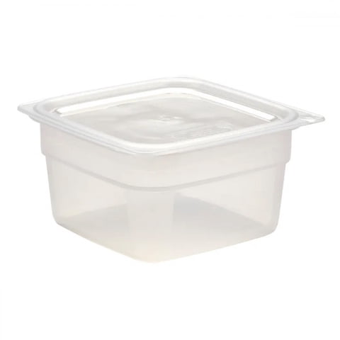 Cambro - Recipiente Graduado Cuadrado Polipropileno 0.5 Lt Con Tapa