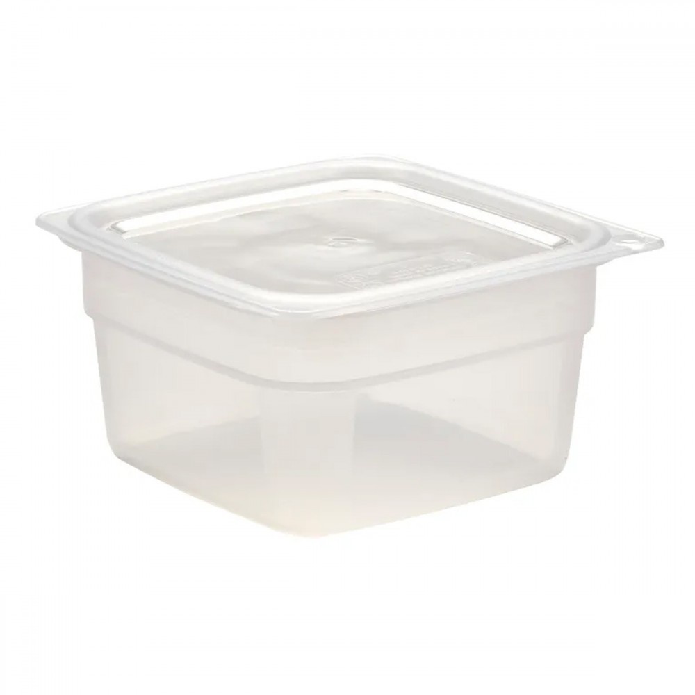 Cambro - Recipiente Graduado Cuadrado Polipropileno 0.5 Lt Con Tapa