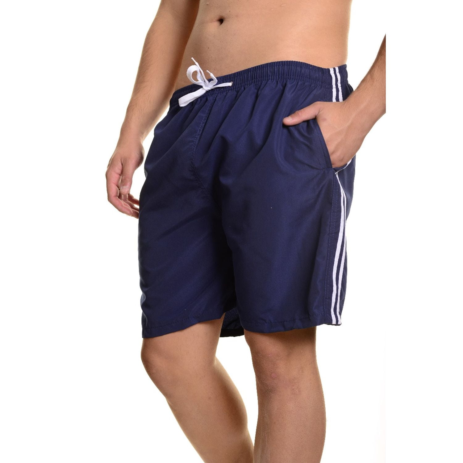 Likeshop - Traje De Baño Hombre Forro Malla Lineas 203