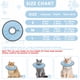 thumbnail image 2 of Collar de cono de gato ligero, cómodo y suave para gatos después de la cirugía, collar para gatos, cono para que los gatos dejen de lamer (azul bebé, S), 2 of 3