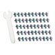 thumbnail image 4 of 50 Piezas De Acero Inoxidable, Tornillos Para Pedales De Bicicleta, Pernos Fijos, Pernos Antideslizantes, Accesorios Coloridos, 4 of 5
