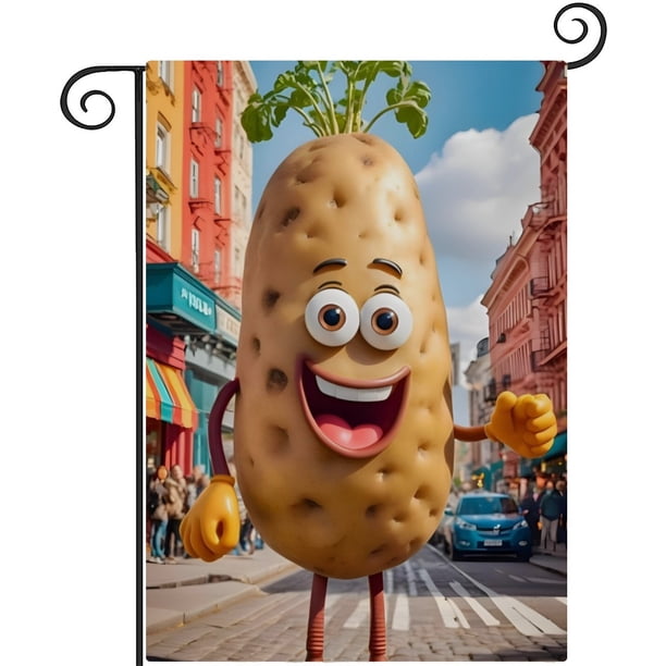 Papa Divertida-bandera de jardín temática. Regalo perfecto para fans, amigos y familiares, ideal para actividades al aire libre y decoración de fiestas.28CM*45CM