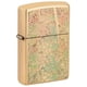 thumbnail image 1 of Mechero de bolsillo Zippo, diseño de alas de libélula, latón pulido, 1 of 6