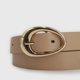 thumbnail image 5 of Cinturón Mujer Hebilla Oval Chic Elegante beige Talla Única, 5 of 5