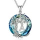 thumbnail image 1 of Collar árbol de la vida de material mixto, 1 of 7