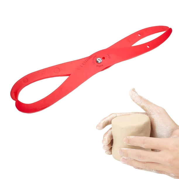 Pinza de plástico DIYStore de 6 pulgadas de largo con patas dobladas, escultura de arcilla, herramie