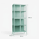 thumbnail image 2 of Mueble vitrina alto 4 puertas 4 niveles linea mint - SC-DC-H006, 2 of 6