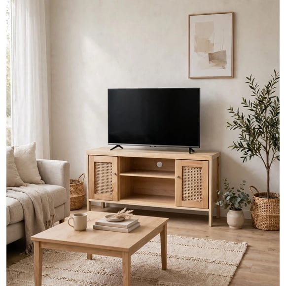 Rack Tv Madera Natural