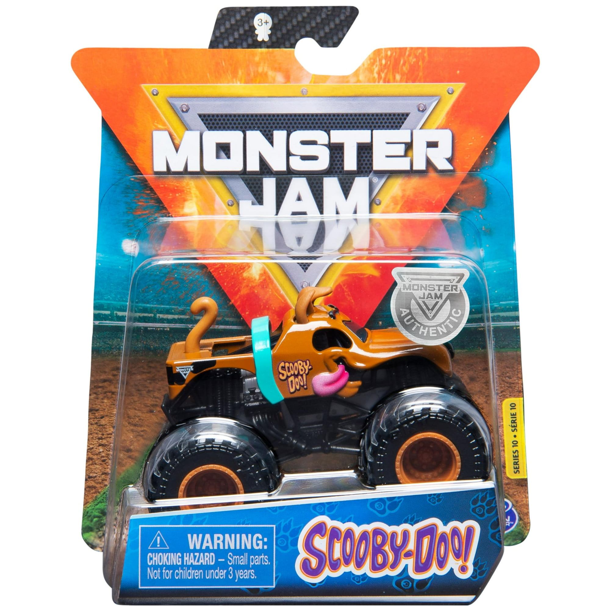Vehículo Fundido A Presión Monster Jam Official Scooby Doo 1:64