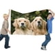 thumbnail image 2 of Golden Retriever Bandera impresa con temática, regalo perfecto para fanáticos, amigos y familiares, y adecuada para actividades al aire libre e interiores, decoraciones de fiesta. 120*180CM, 2 of 6