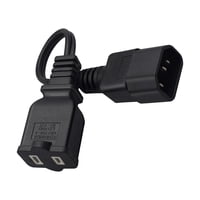 Bothyi - Iec 320 C14 A Transmisión Estable Del Cable De Transmisión Estándar Estadounidense