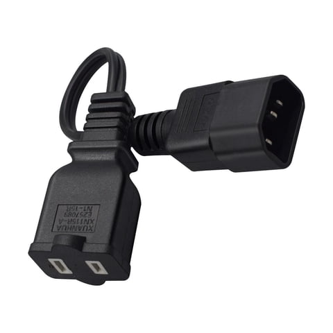 Bothyi - Iec 320 C14 A Transmisión Estable Del Cable De Transmisión Estándar Estadounidense