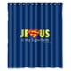 thumbnail image 1 of Cortina de ducha de Superman, juego de cortina de baño con ganchos, tamaño 60 x 72 pulgadas, 1 of 3