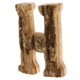 thumbnail image 4 of Handcraved Madera Letras Puerta Números Alfabeto Letra Flotante Dirección Nombre H, 4 of 5