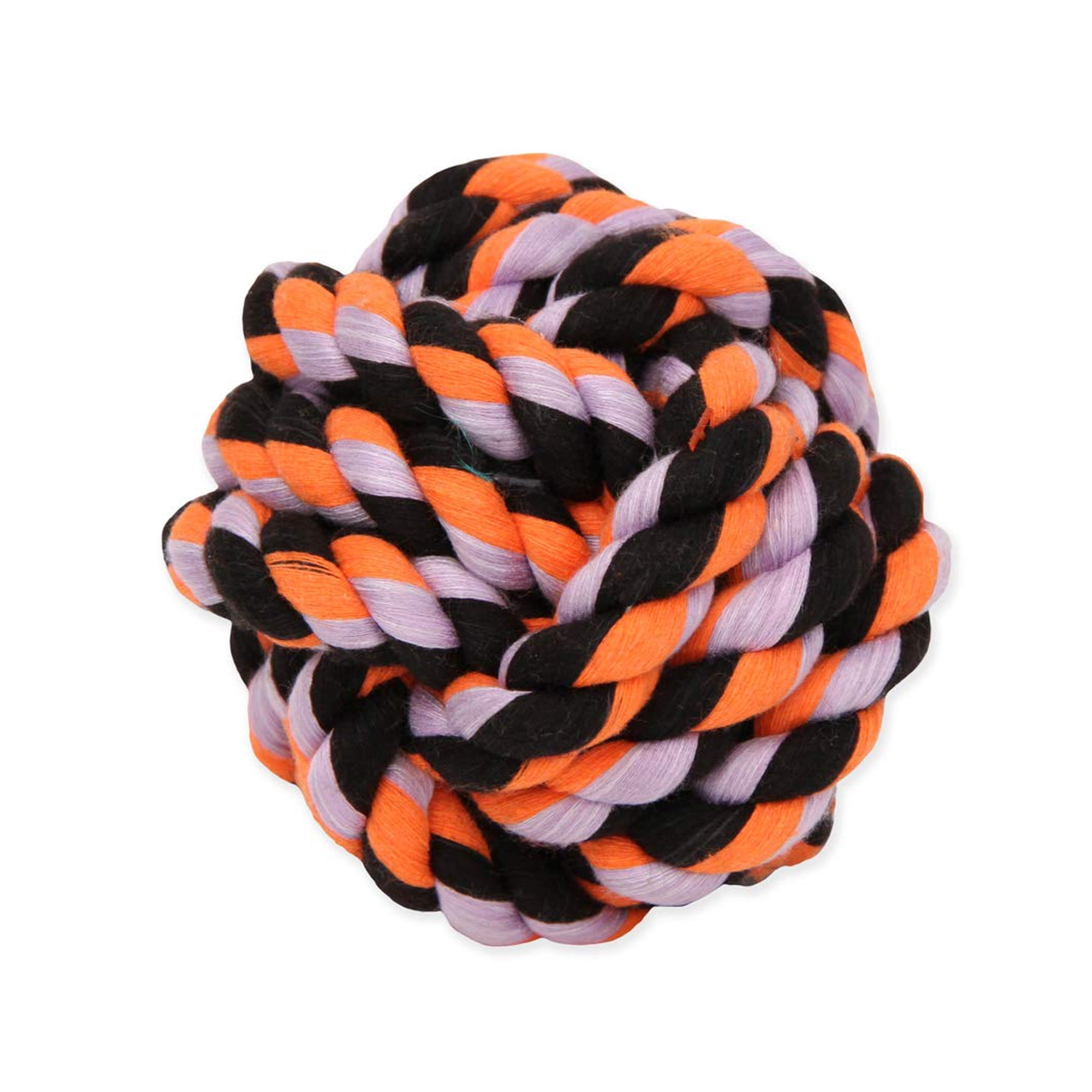 Mammoth Pet Products - Pelota De Cuerda Para Perro Mammoth Flossy Chews 9,5 Cm, Tamaño Pequeño