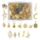 thumbnail image 4 of 40 piezas de aleación Dreadlocks Beads Accesorios para el cabello Decoración flexible Anillos trenzados para el cabello Clips para desfile de moda Uso, 4 of 5