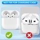 thumbnail image 3 of Auriculares de silicona YSIUENG para AirPods 4, 5 pares, blancos, 3 of 7