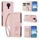 thumbnail image 2 of Funda Cartera Trébol para Xiaomi Redmi Note 9 4G con Ranuras Tarjetas y Carga Inalámbrica Rosa, 2 of 6