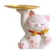 thumbnail image 3 of Estatua De Gato, Decoración De Almacenamiento, Escultura De Animales Para Dulces, Dinero De Escritorio, 3 of 3