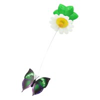 Magideal - Juguete Eléctrico Giratorio Automático Para Gatos Y Mariposas, Juguete Para Rascar, Regalo De Cumpleaños, Juguete Eléctrico Para Ejercicios Para Gatos