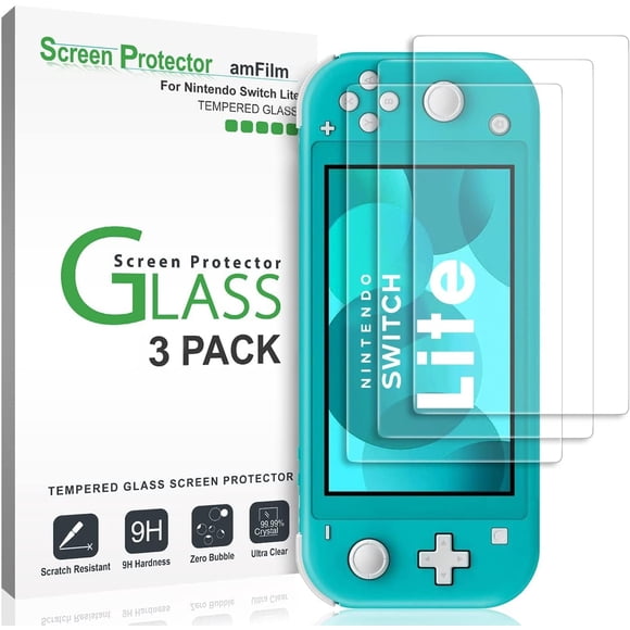 Protector de pantalla amFilm para Nintendo Switch Lite (Pack de 3)