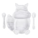 thumbnail image 1 of Plato De Cena Infantil Para Ni?os Bandeja De Plato Dividida Alimentos Para Bebés Vajilla De Alimentación Mármol, 1 of 1