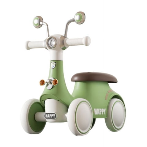 Babyluna - Correpasillos Auto Andador Infantil Con Luces Y Música Caracol Verde