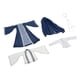 thumbnail image 3 of Conjunto De Ropa Antigua Para Hombre, Escala 1:6, Azul, Para Piezas De Accesorios De Acción De Mu?eca HT, 3 of 5