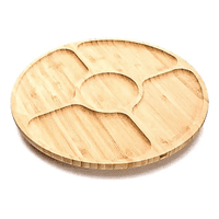 Genérico - Tabla Para Servir Aperitivos Y Picoteo Bambú Picnic