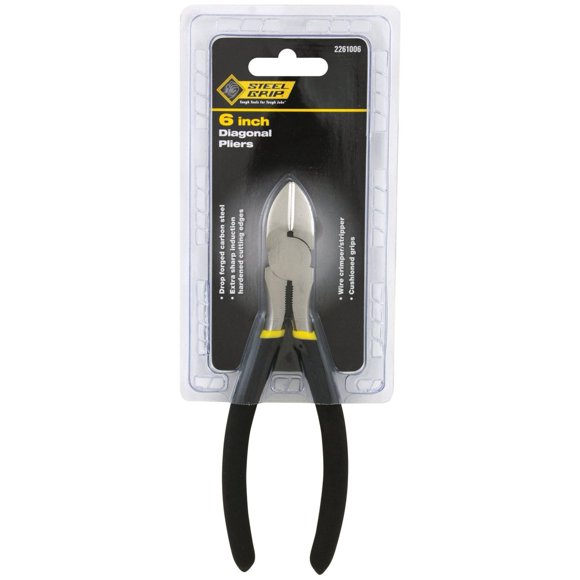 Alicates General Tech Int 2261006, empuñadura de acero, 15 cm, diagonal