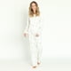 thumbnail image 1 of Pijama de Mujer New Cuore Blanco Flor, 1 of 4