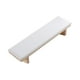 thumbnail image 5 of Reposamanos Herramienta Almohada Muñequera Soporte Madera Cómodo Para Escritorio Clavo Mujer Blanco, 5 of 5